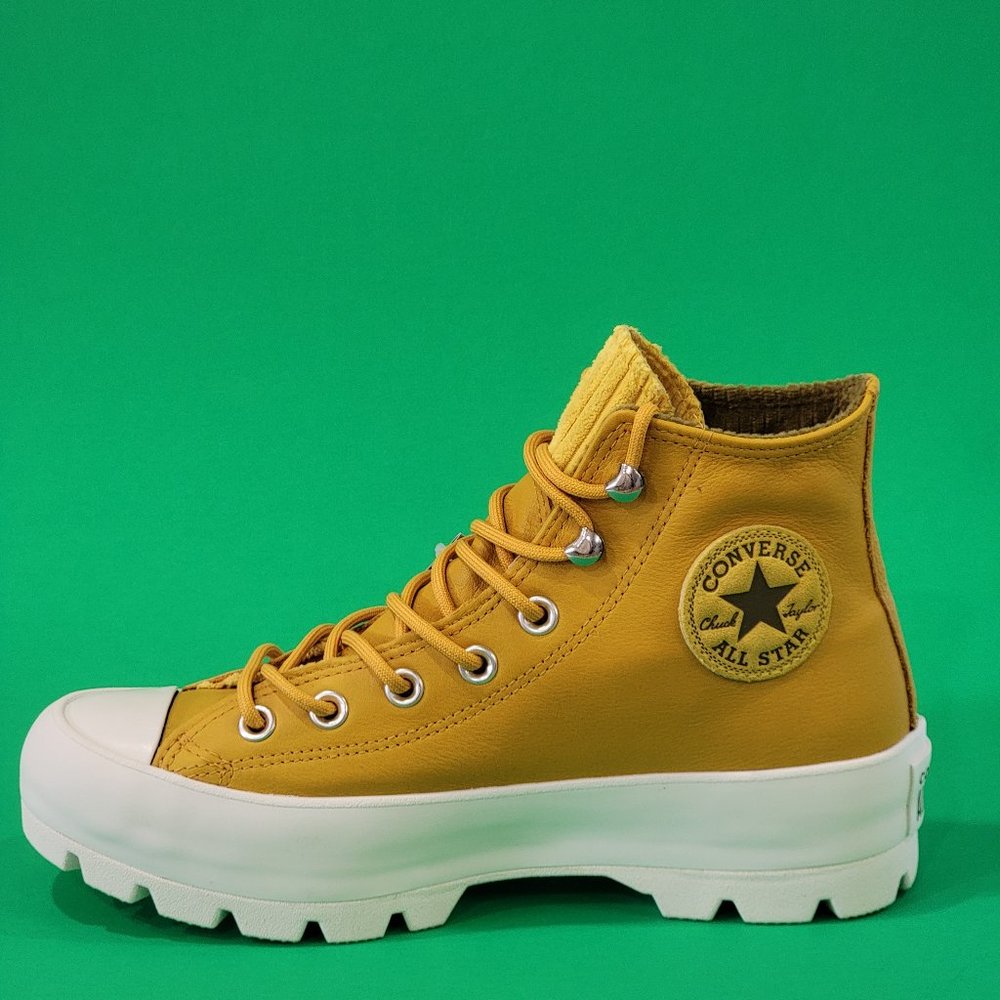 Converse CTAS Gore-Tex Waterproof Lugged Leather ‘Gold Dart’ Boots 565005C NWT - Picture 3 of 6